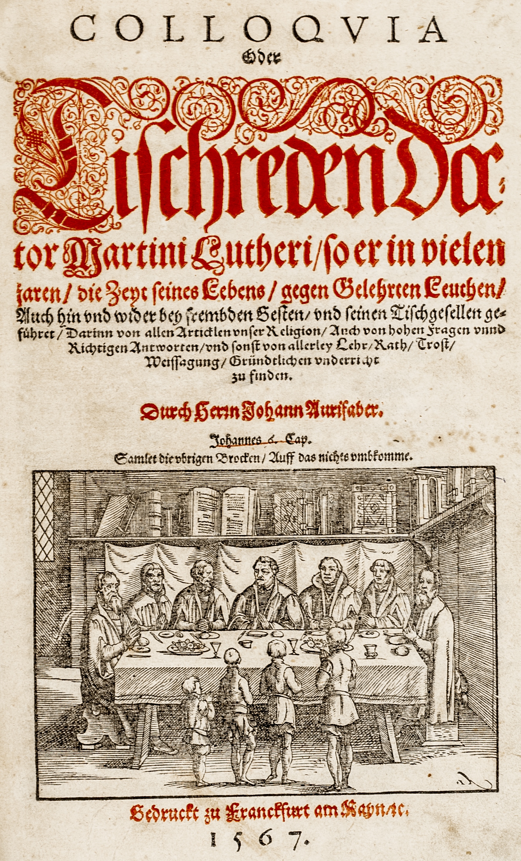 Luther, Martin. Colloquia oder