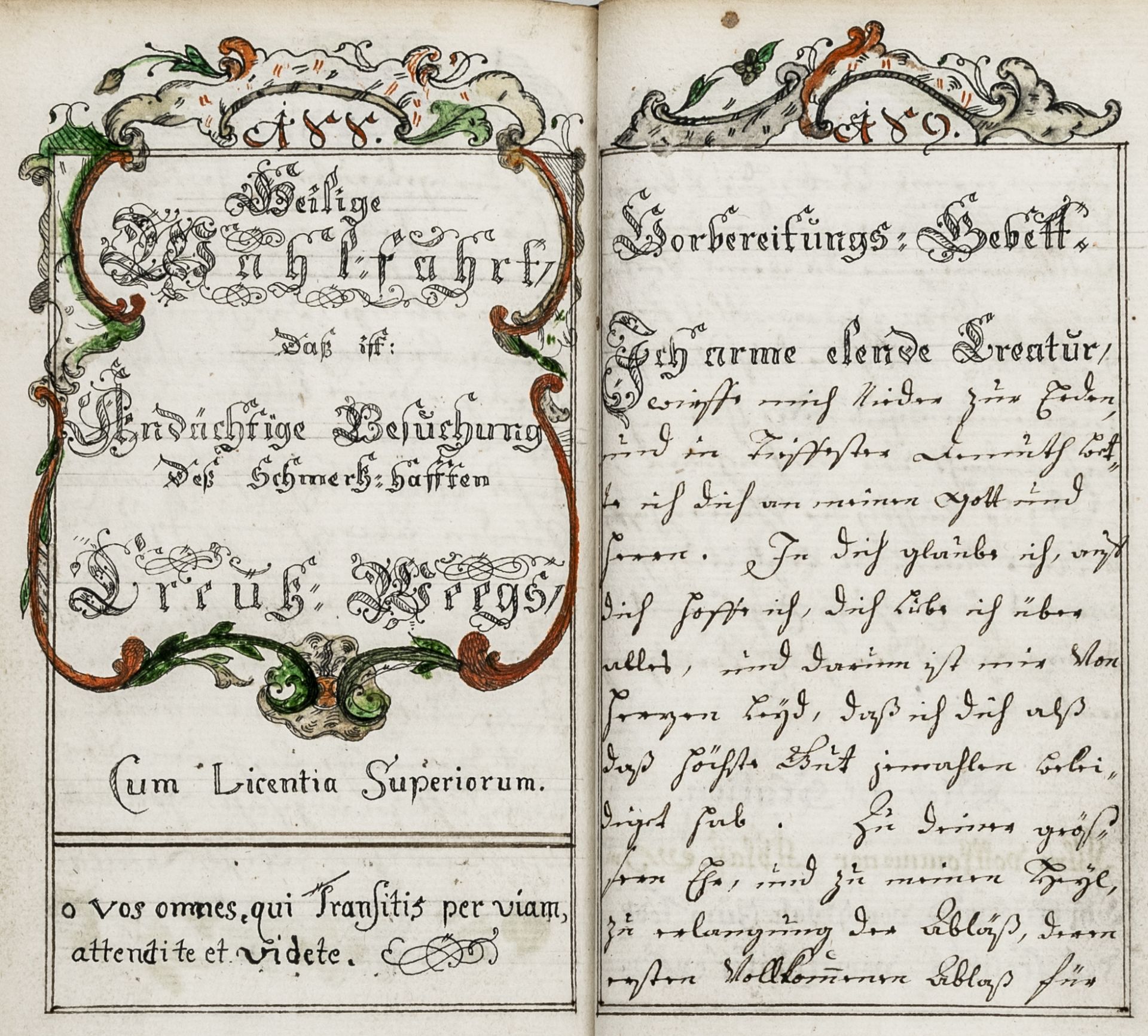 Gebetbuch - - Trötter, Johann Georg. - Image 2 of 5