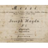 Musik - - Haydn, Joseph. Messe à 4