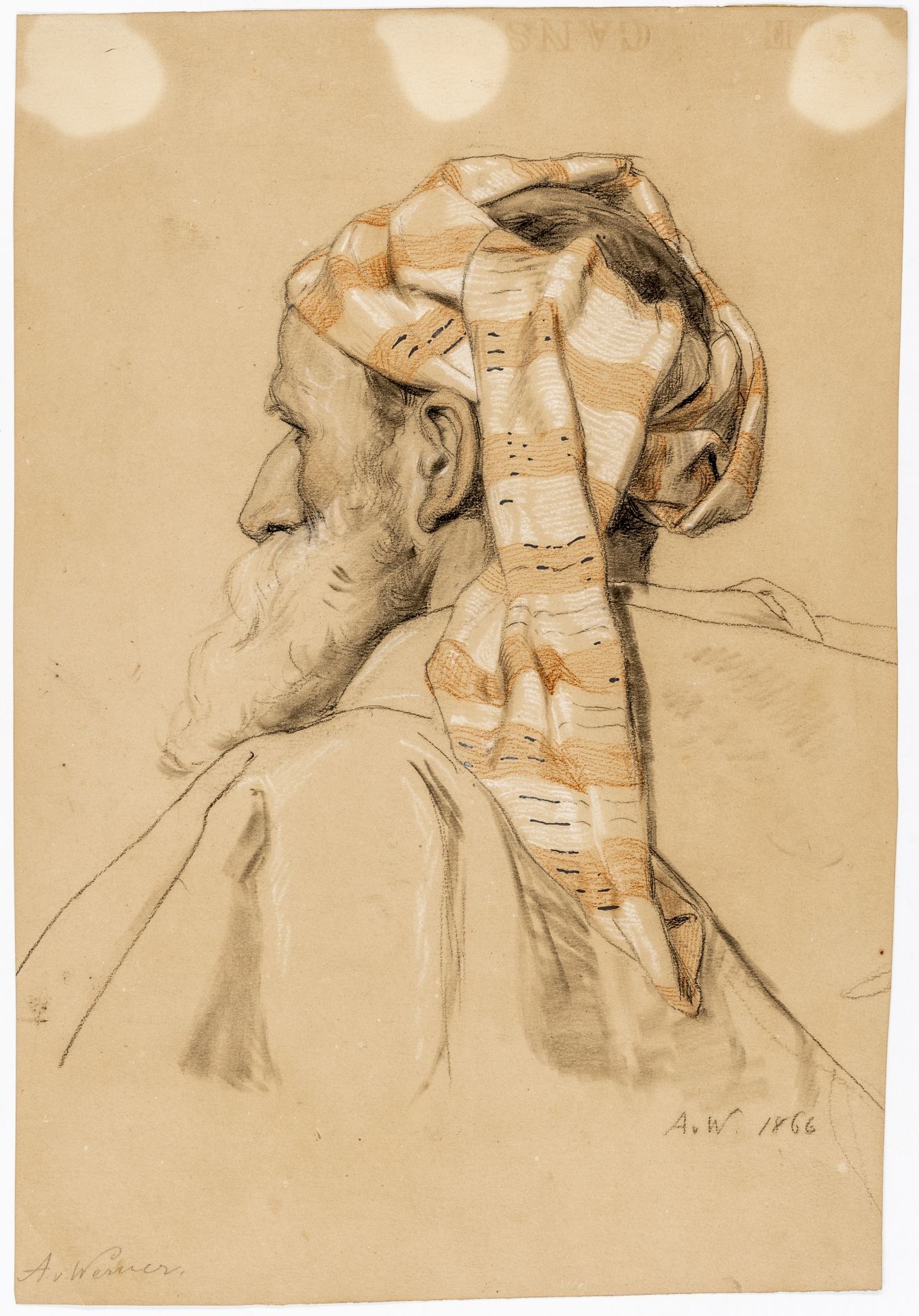 Werner, Anton von. Modellstudie zu - Bild 2 aus 3