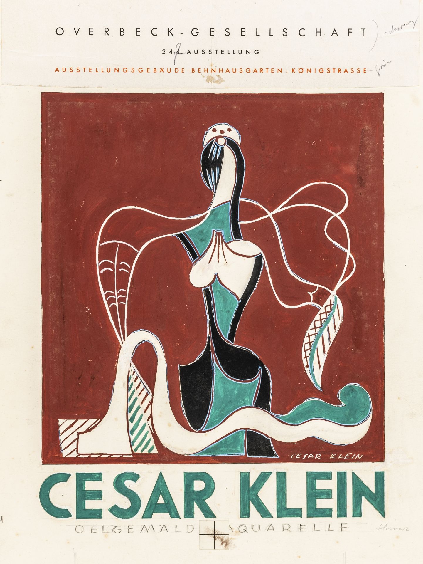 Klein, César. Cesar Klein. Ölgemälde +