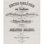 Musik - - Brahms, Johannes. Sechs