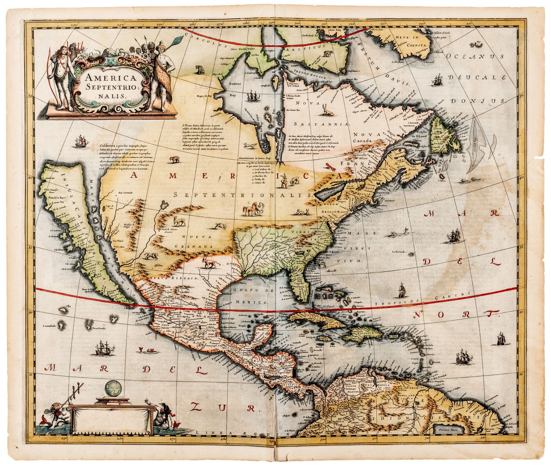 Amerika - Nordamerika - - Hondius, - Bild 3 aus 3
