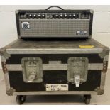 STRAWBERRY STUDIOS - STRAWBERRY RENTALS COLLECTION - MUSIC MAN HD130 AMPLIFIER IN FLIGHT CASE.