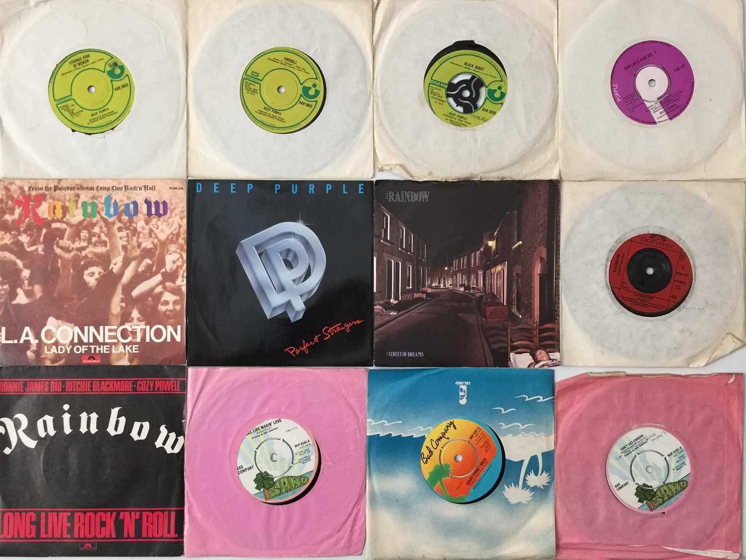 DEEP PURPLE & RELATED / HEAVY ROCK - 7" COLLECTION