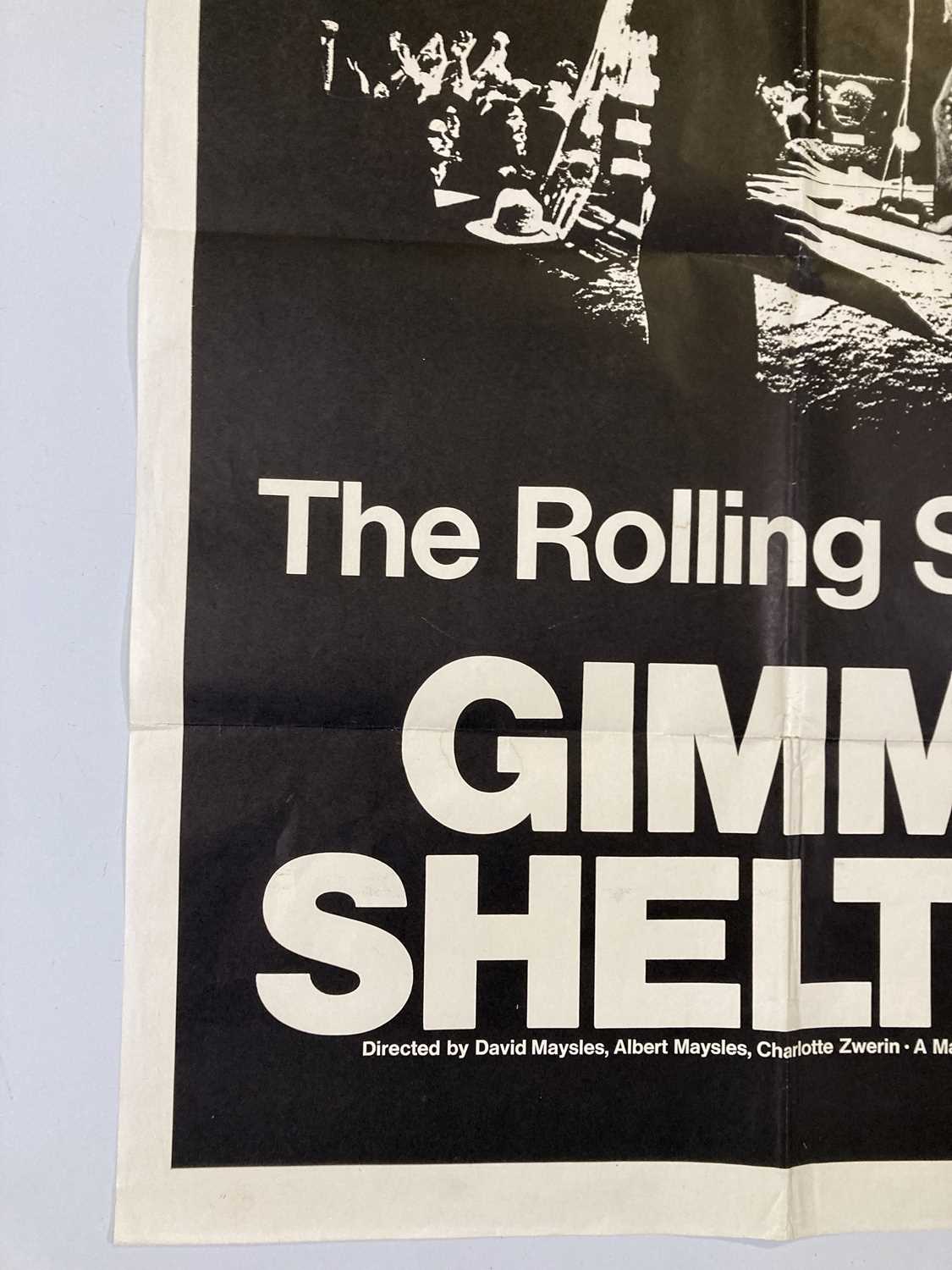 THE ROLLING STONES - GIMME SHELTER (1970) ORIGINAL US ONE-SHEET POSTER. - Image 2 of 8