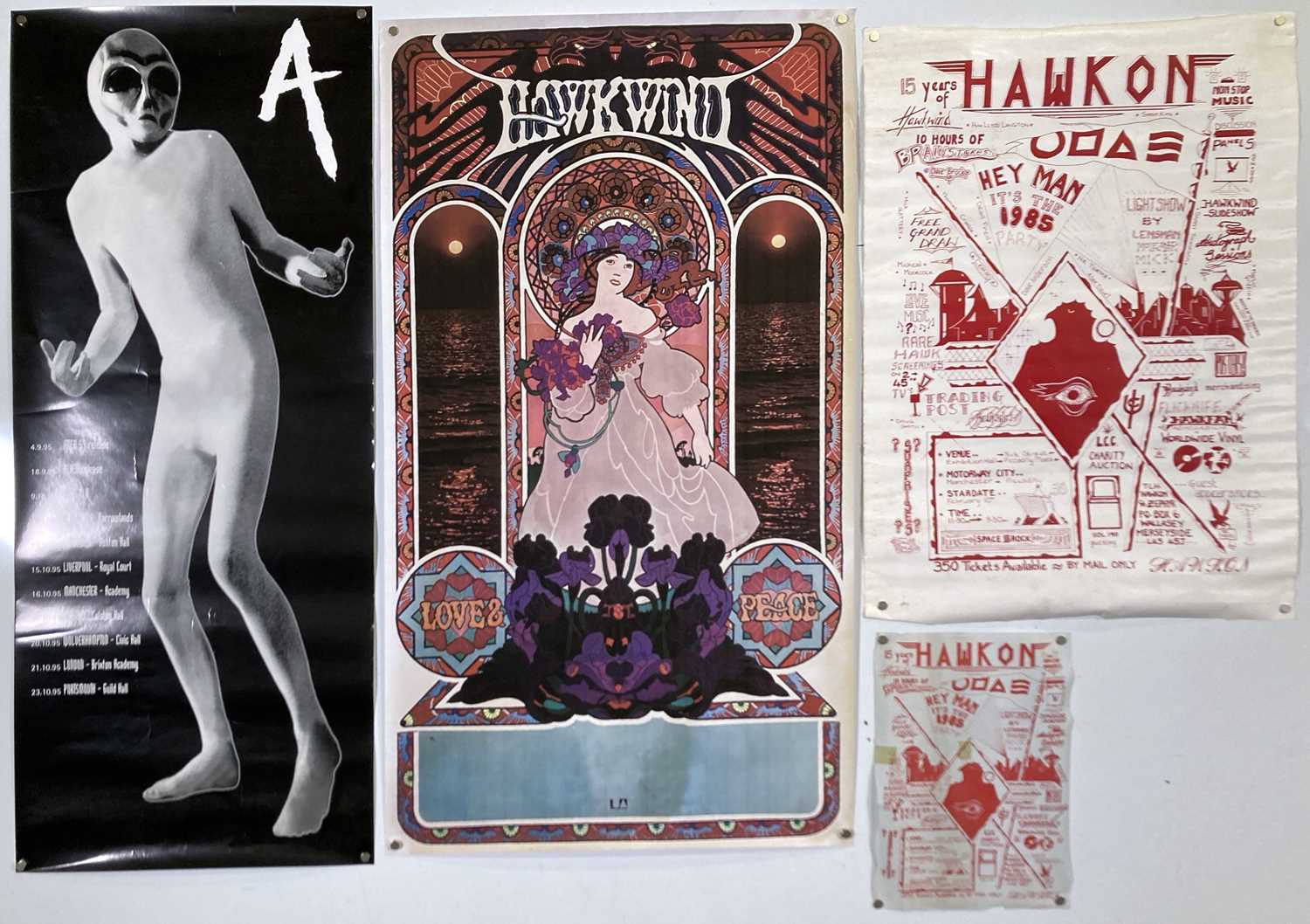 HAWKWIND - FAN CLUB EPHEMERA / POSTERS.