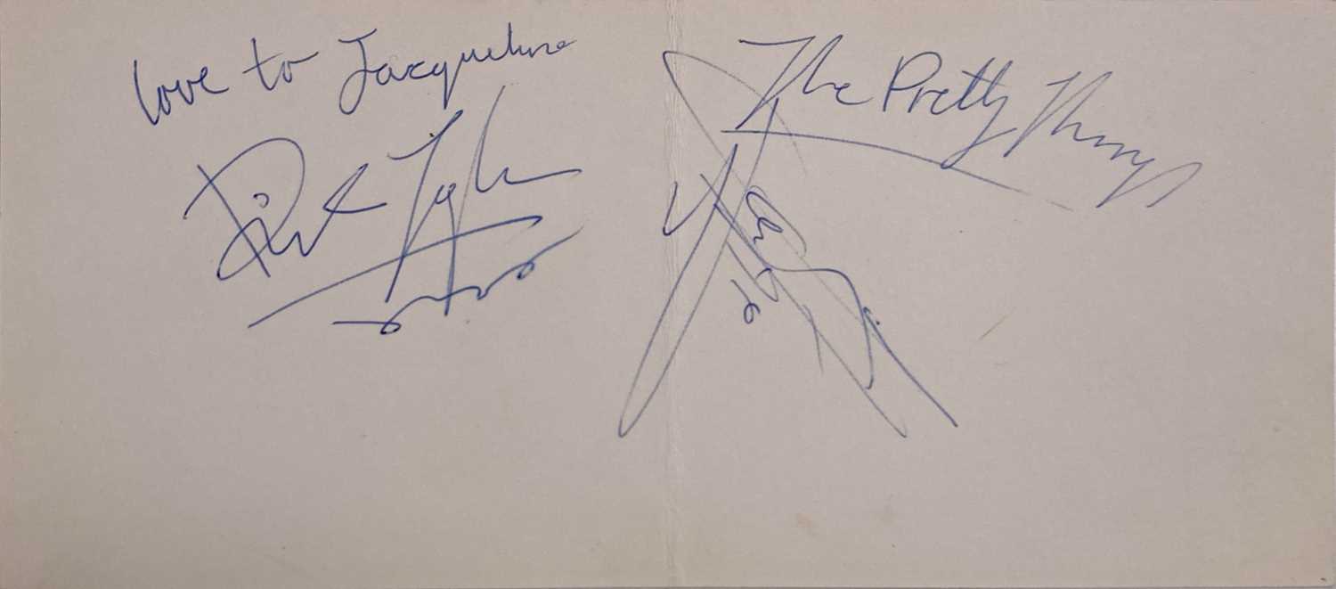 EDGAR BROUGHTON BAND - THE PRETTY THINGS - SIGNED PAGES. - Image 3 of 4