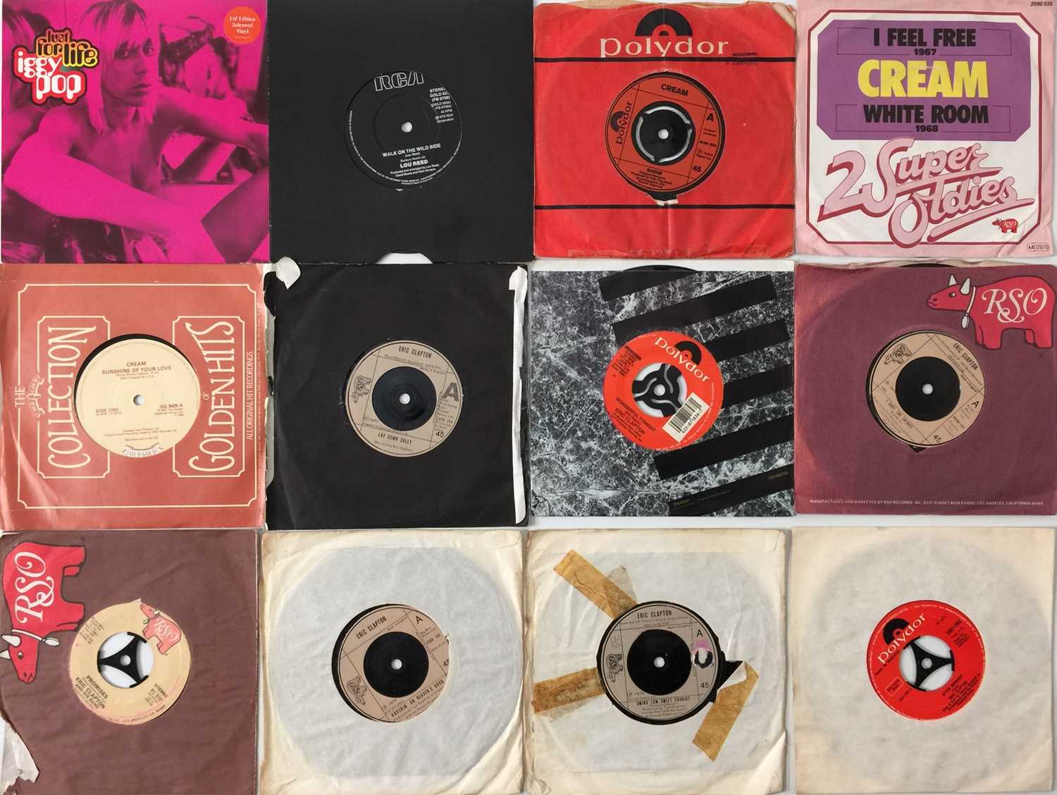 IGGY POP / LOU REED / CREAM / CLAPTON & RELATED - 7" COLLECTION