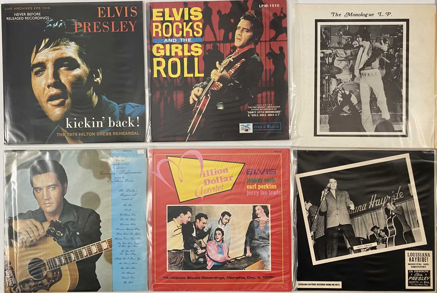 ELVIS - LPs / COMPS / PICTURE DISKS / PRIVATE PRESSINGS COLLECTION - Image 6 of 6