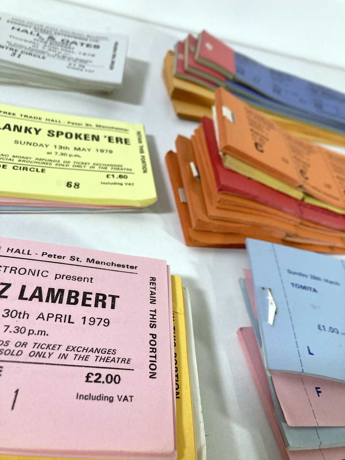 MANCHESTER FREE TRADE HALL TICKET ARCHIVE - 1970S ARTISTS. - Image 3 of 3