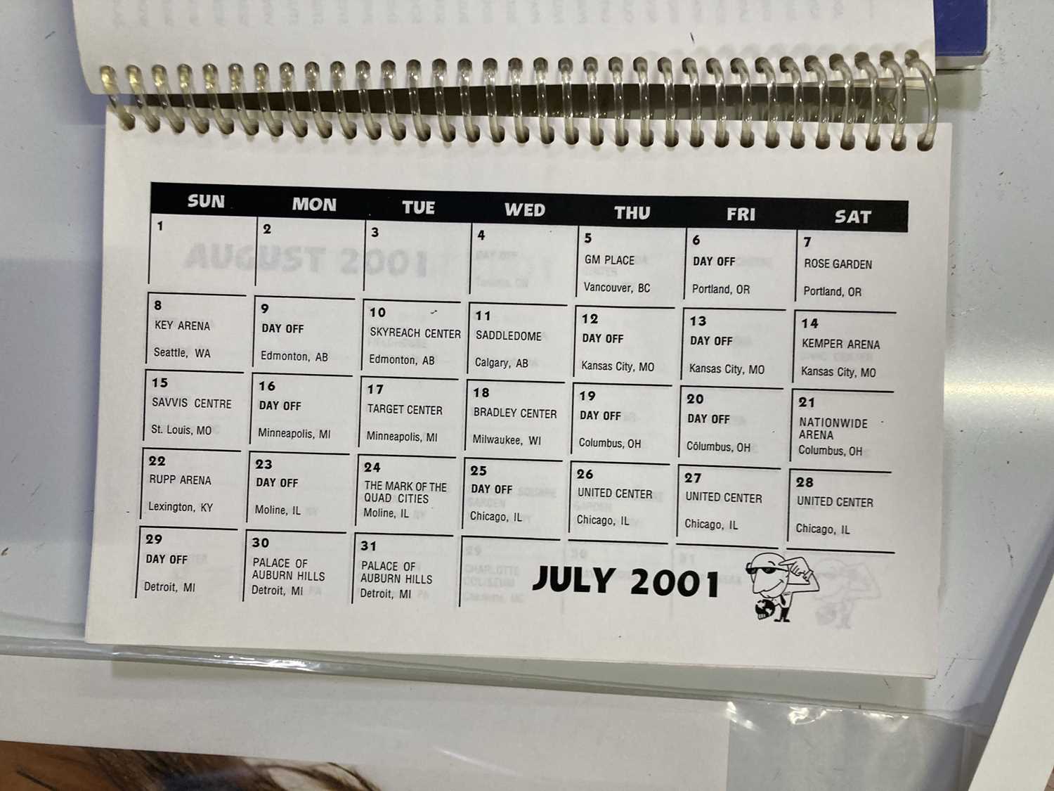 JANET JACKSON - TOUR ITINERARIES AND EPHEMERA, - Image 8 of 12