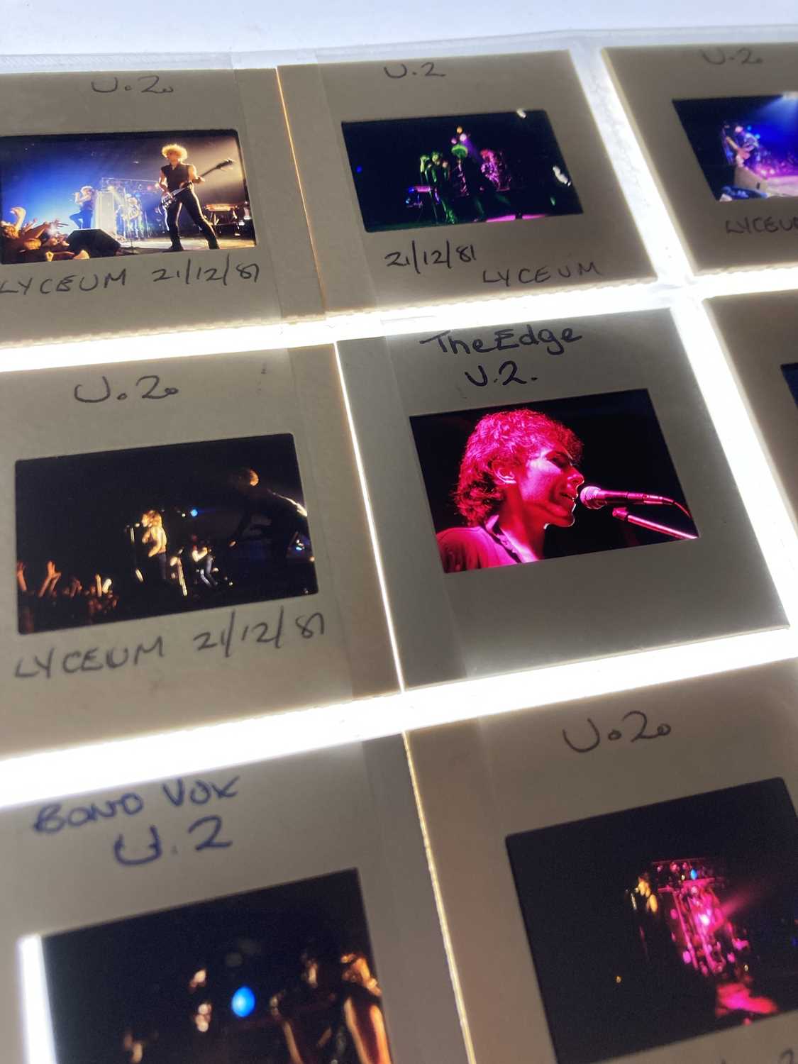 U2 - 1980S PHOTO ARCHIVE SOLD WITH COPYRIGHT. - Image 19 of 25