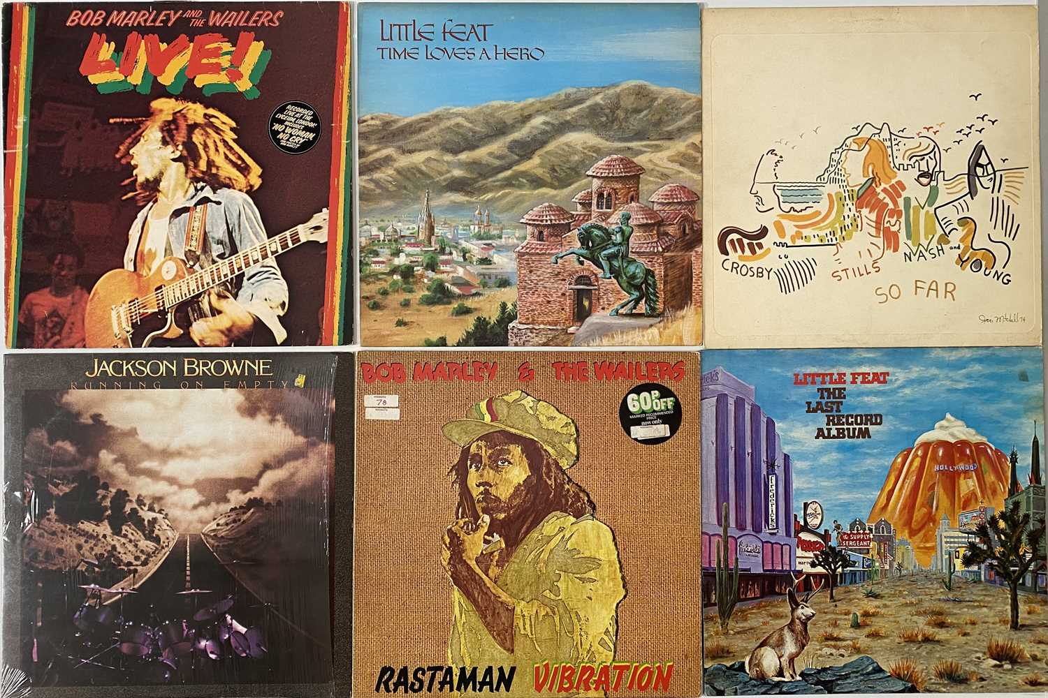 CLASSIC ROCK/ REGGAE - LP PACK - Image 2 of 3