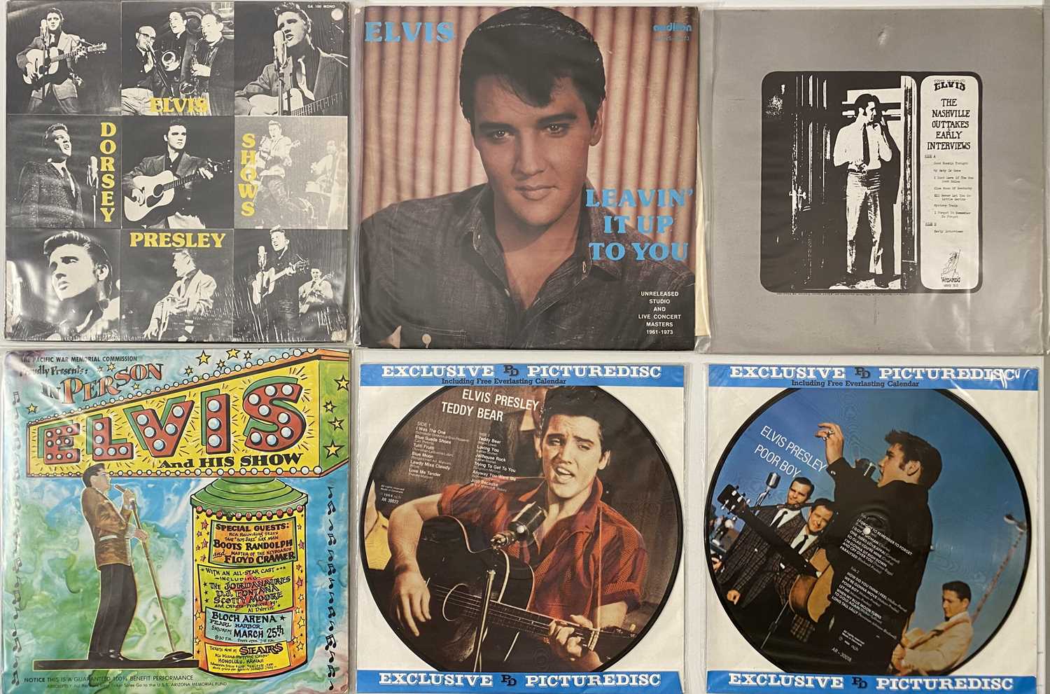 ELVIS - LPs / COMPS / PICTURE DISKS / PRIVATE PRESSINGS COLLECTION - Image 5 of 6