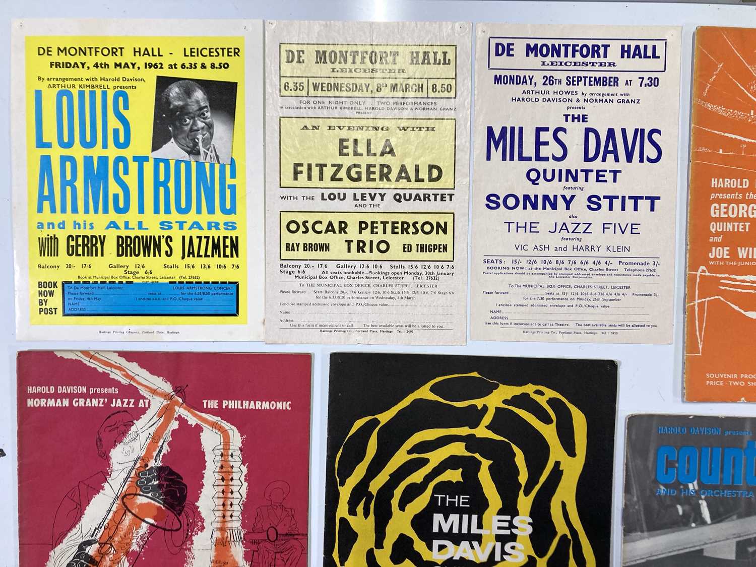 CONCERT PROGRAMMES - JAZZ C 1960S INC MILES DAVIS. - Image 2 of 4