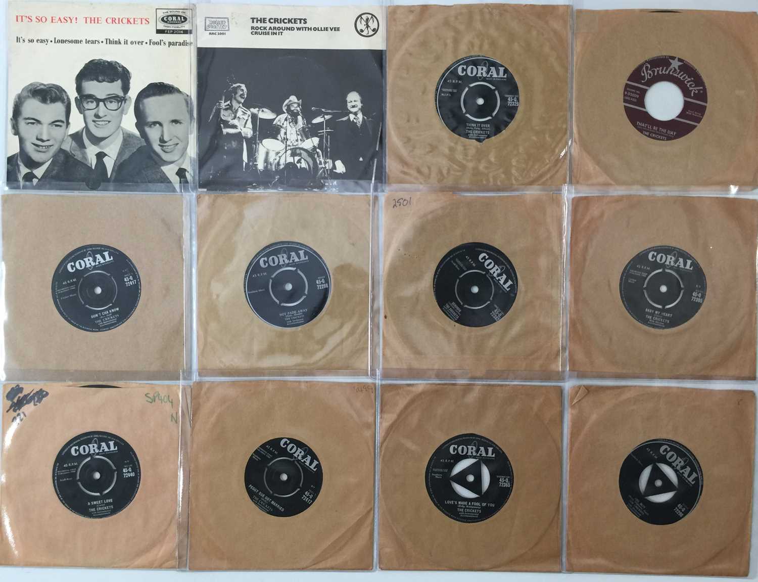 THE CRICKETS (AND RELATED) - 7"/EP COLLECTION - Image 2 of 3