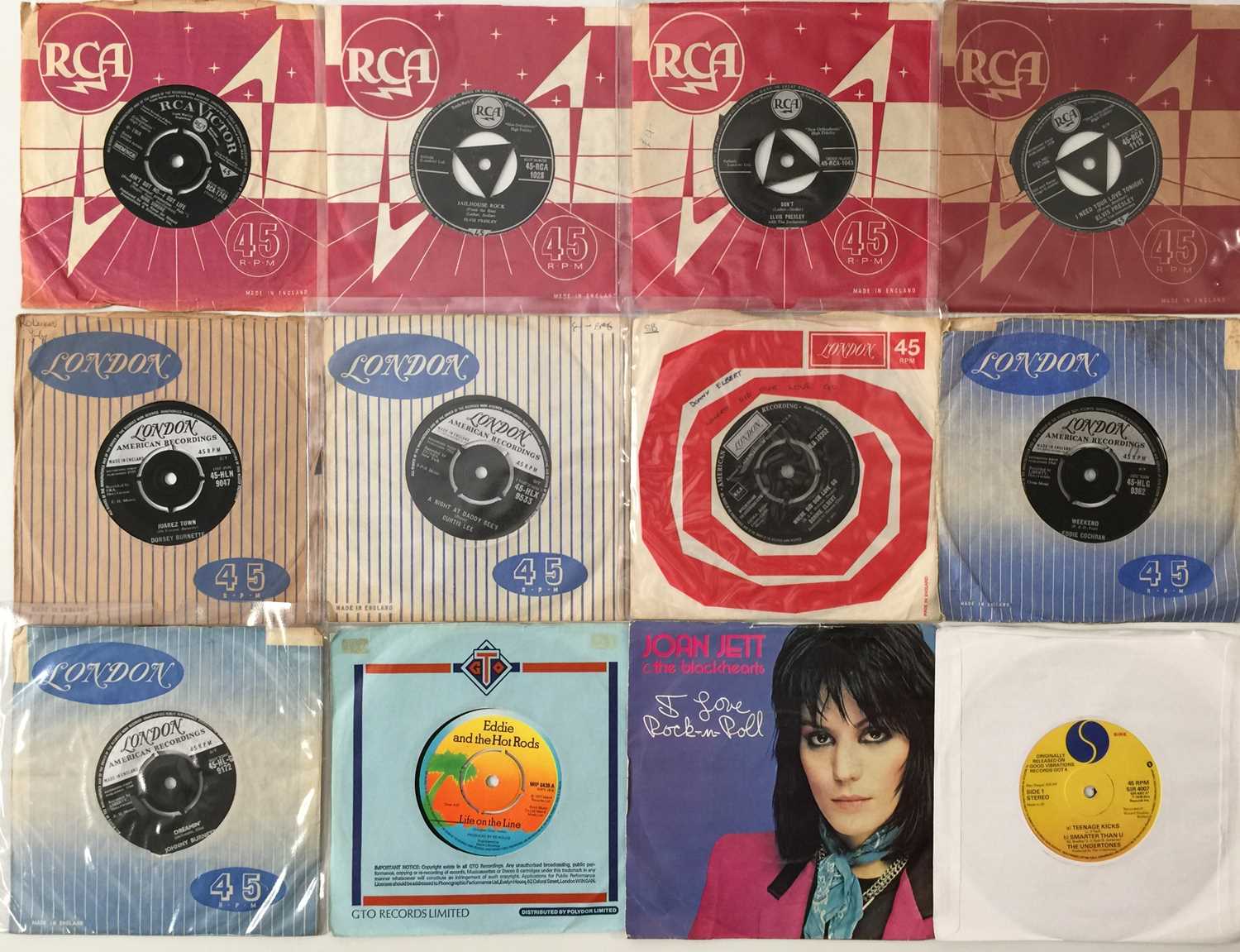 7" COLLECTION (50s/80s - INCLUDING MANY ROCK 'N' ROLL) - Image 2 of 3