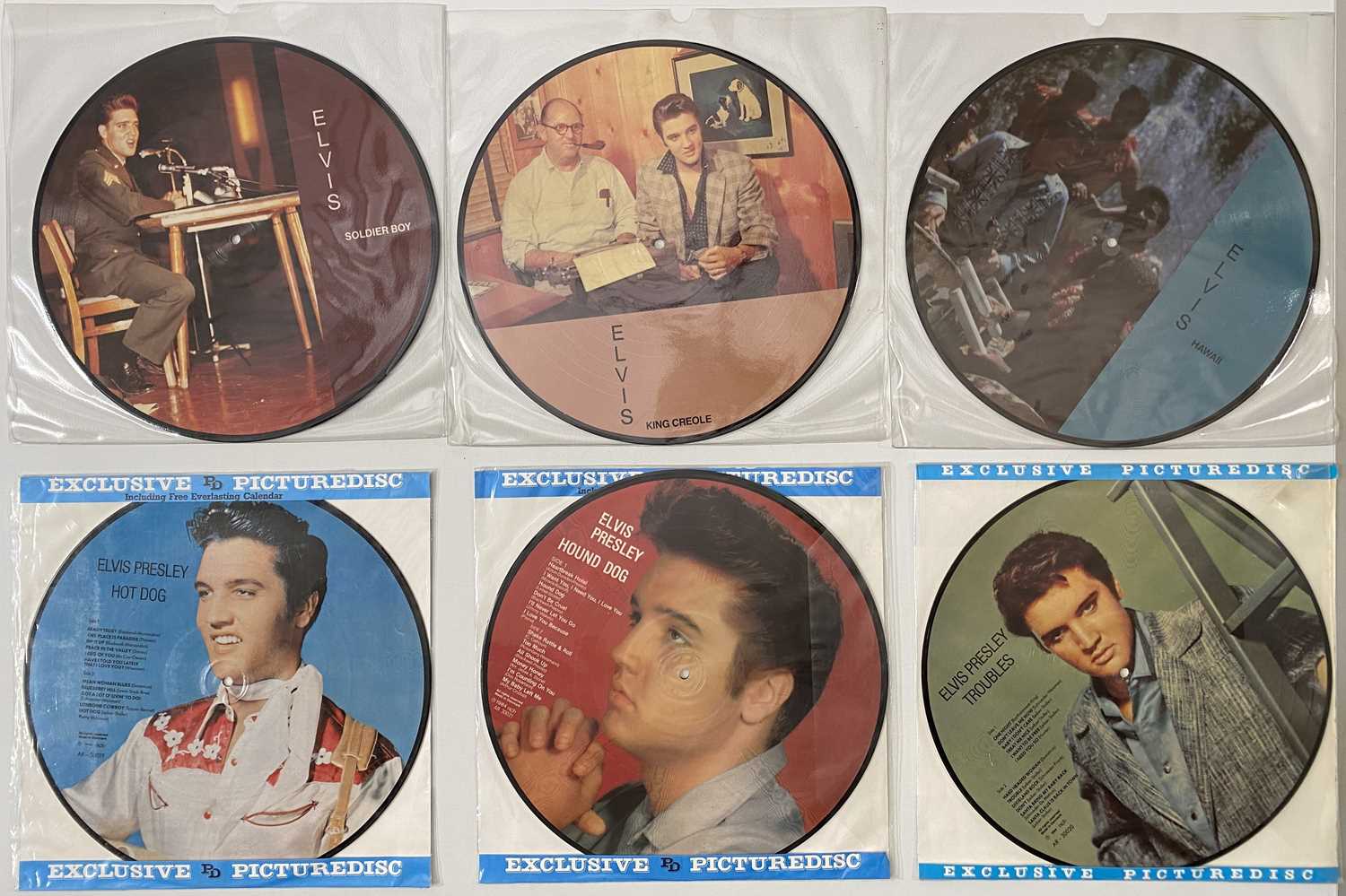 ELVIS - LPs / COMPS / PICTURE DISKS / PRIVATE PRESSINGS COLLECTION - Image 4 of 6