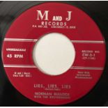 NORMAN BULLOCK - LIES LIES LIES/ MOANIN THE BLUES 7" (US ROCKABILLY - M&J RECORDS CW-2)