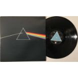 PINK FLOYD - THE DARK SIDE OF THE MOON LP (UK OG - SOLID BLUE TRIANGLE - SHVL 804)