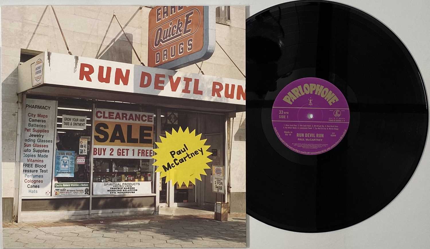 PAUL MCCARTNEY - RUN DEVIL RUN LP (522 3511).