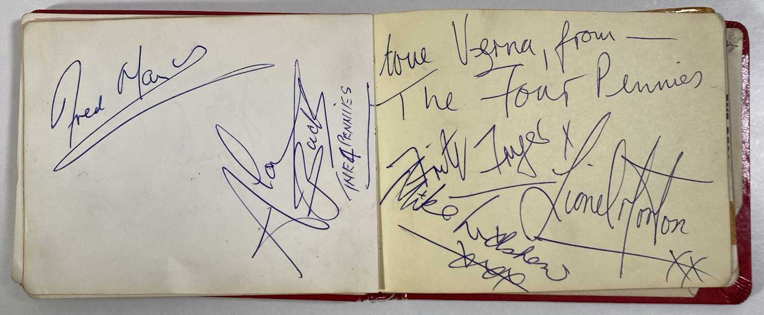 AUTOGRAPH BOOK WITH SIGNATURES FROM THE BEATLES / ROY ORBISON / CILLA BLACK AND MORE. - Image 7 of 14