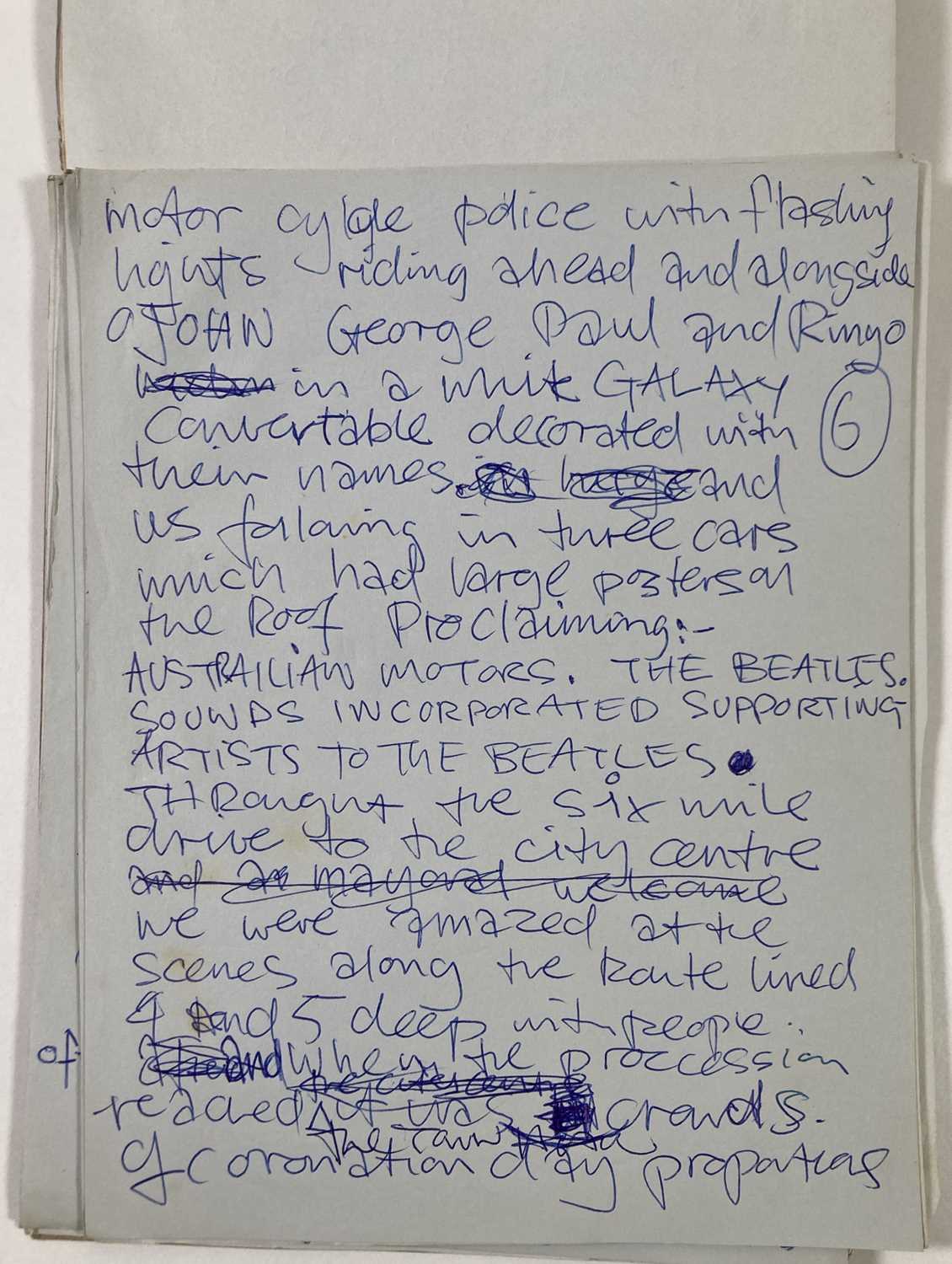 SOUNDS INCORPORATED - EPHEMERA INC CORRESPONDENCE WITH BRIAN EPSTEIN. - Image 3 of 20