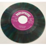 THE BEATLES - YELLOW SUBMARINE C/W ELEANOR RIGBY 7" (GREEK MULTICOLOURED MARBLED VINYL - GMSP 109)