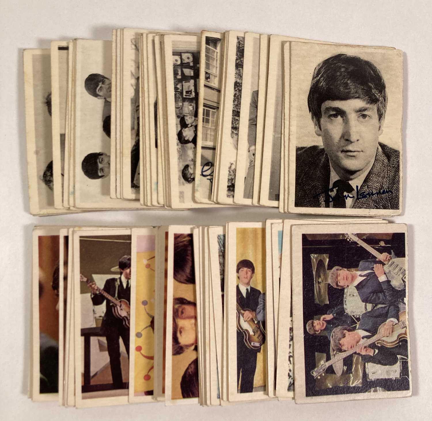 THE BEATLES - FULL SET OF COLOUR A&BC BUBBLEGUM CARDS.