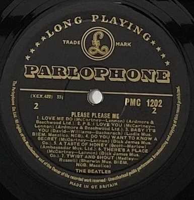 THE BEATLES - PLEASE PLEASE ME LP (ORIGINAL UK MONO 'BLACK AND GOLD' PRESSING - PMC 1202). - Image 5 of 5