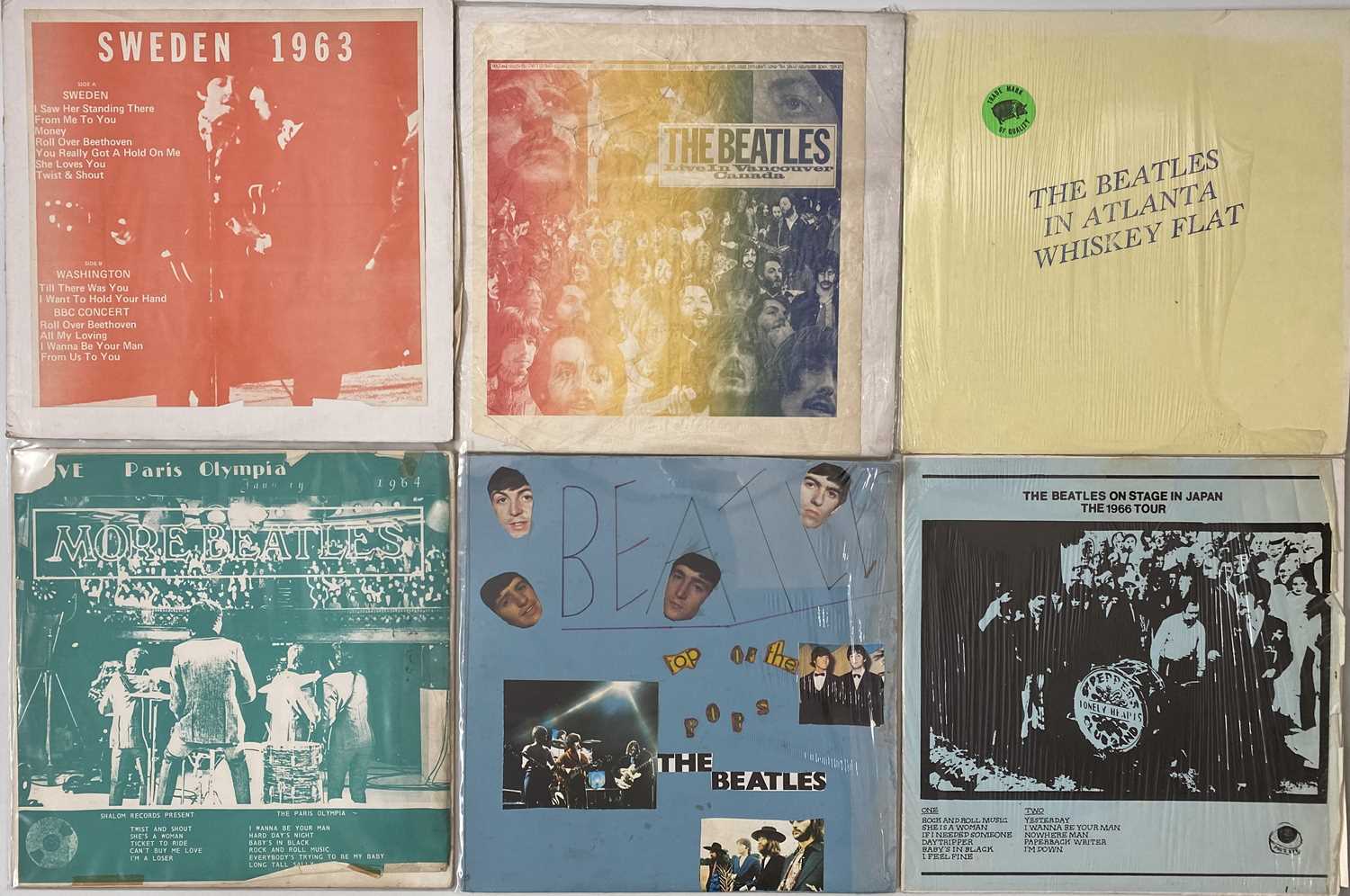 THE BEATLES / RELATED - PRIVATE PRESSINGS - LP PACK