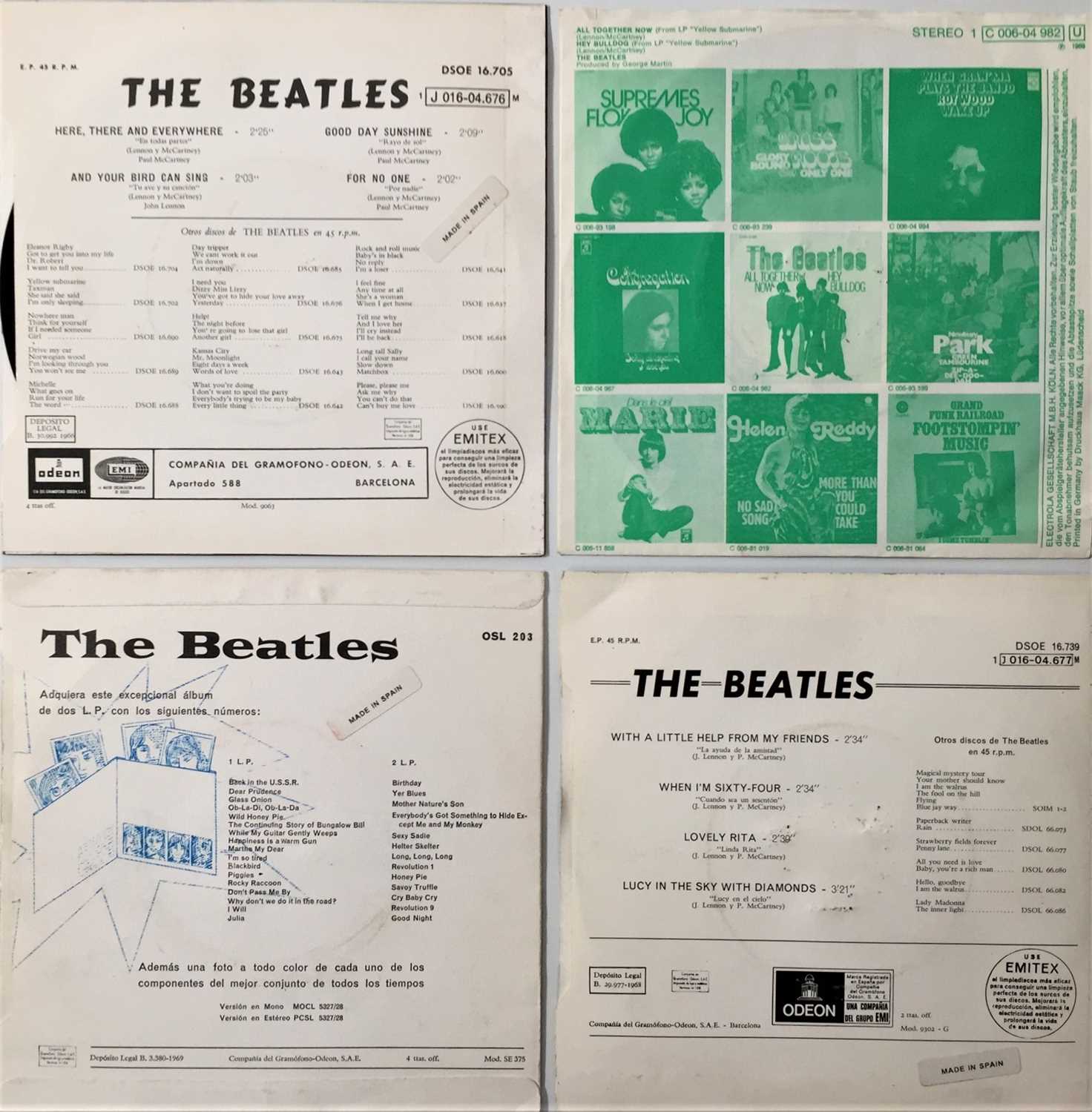 THE BEATLES - SPANISH 7" EP RARITIES - Image 2 of 2