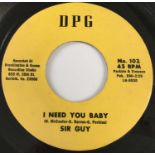 RAW SOUL - GEORGIA WALK C/W SIR GUY - I NEED YOU BABY 7" (DPG No. 102)