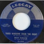 DEAN BARLOW - THIRD WINDOW FROM THE RIGHT 7" (US SOUL - LESCAY 45-3004)