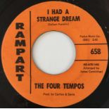 THE FOUR TEMPOS - I HAD A STRANGE DREAM 7" (US NORTHERN - RAMPART 658)
