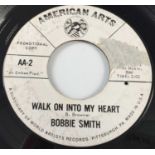 BOBBIE SMITH - WALK ON INTO MY HEART 7" (AMERICAN ARTS - PROMO - AA-2)