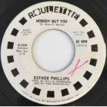 ESTHER PHILLIPS - NOBODY BUT YOU/ TOO MUCH OF A MAN 7" (US PROMO - ROULETTE R-7059)