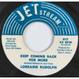 LORRAINE RUDOLPH - KEEP COMING BACK FOR MORE 7" (US NORTHERN - JET STREAM 817)