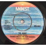 FRANKIE VALLI & THE FOUR SEASONS - THE NIGHT/ WHEN THE MORNING COMES 7" (UK MOWEST - MW 3002)