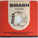THE SATISFACTIONS - TAKE IT OR LEAVE IT/ YOU GOT TO SHARE 7" (US NORTHERN - SMASH PROMO S-2098)