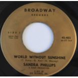 SANDRA PHILLIPS - WITHOUT SUNSHINE/ OKI 7" (US SOUL - BROADWAY 45-403)