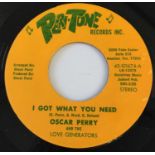OSCAR PERRY - I GOT WHAT YOU NEED/ COME ON HOME TO ME 7" (US SOUL/ R&B - PERI-TONE 45-101674)