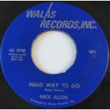 NICK ALLEN - HARD WAY TO GO/ DON'T MAKE ME BE... 7" (US SOUL - WALAS RECORDS W1)