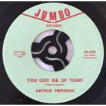 ARTHUR FREEMAN - YOU GOT ME UP TIGHT 7" (US NORTHERN - JUMBO 45-004)