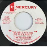 THE PARAMOUNTS - THE GIRLS WITH THE BIG BLACK BOOTS/ I WON'T SHARE YOUR LOVE 7" (US PROMO - MERCURY