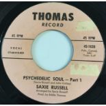 SAXIE RUSSELL - PSYCHEDELIC SOUL PT1/ PT2 7" (US PROMO - THOMAS 45-1639)