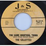 THE GILLETTES - THE SAME IDENTICAL THING 7" (US SOUL - J&S RECORDS 1391)
