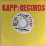 PATTI & THE EMBLEMS - I'M GONNA LOVE YOU A LONG LONG TIME 7" (US SOUL PROMO - KAPP K-897)