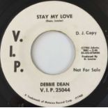 DEBBIE DEAN - STAY MY LOVE/ WHY AM I LOVIN' YOU 7" (US PROMO - VIP 25044)